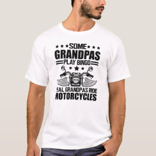 Motorradfahrer Opa - Motorrad fahren in Echtzeit T-Shirt