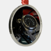 Motorradfahrer Ornament Aus Metall (Rechts)