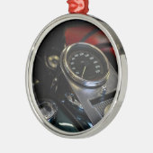 Motorradfahrer Ornament Aus Metall (Links)
