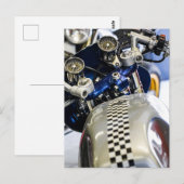 Motorradfahrer Postkarte (Vorne/Hinten)