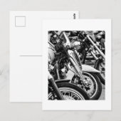 Motorradfahrer Postkarte (Vorne/Hinten)