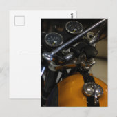 Motorradfahrer Postkarte (Vorne/Hinten)