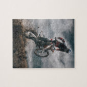 Motorradfahrer Puzzle (Horizontal)