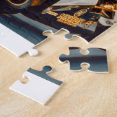 Motorradfahrer Puzzle (Seite)