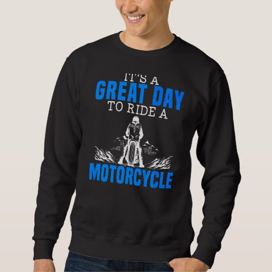 Motorradfahrer R Sweatshirt (Vorderseite)