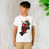 Motorradfahrer Reiten Red Sportbike T-Shirt