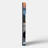 Motorradfahrer Reiten Sportfahrrad auf der Küstens Case-Mate iPhone Hülle (Rückseite / Rechts)