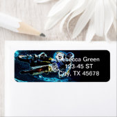 Motorradfahrer Retro Grunge Motorrad (Insitu)