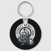 Motorradfahrer Schlüsselanhänger (Vorderseite)