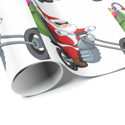 Motorradfahrer-Sonderschule Geschenkpapier (Rolleneckpunkt)