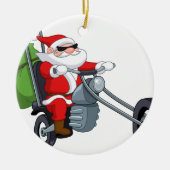 Motorradfahrer-Sonderschule Keramikornament (Vorne)