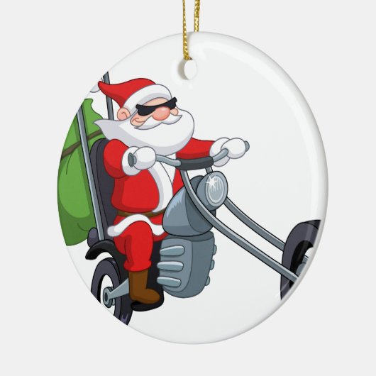 Motorradfahrer-Sonderschule Keramikornament (Links)