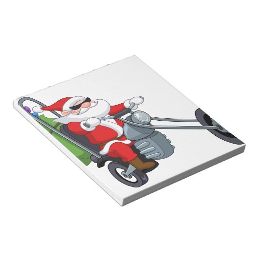 Motorradfahrer-Sonderschule Notizblock (angewinkelt)