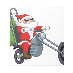 Motorradfahrer-Sonderschule Notizblock