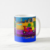 Motorradfahrer Stadt Kaffeetasse (VorderseiteRechts)
