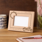 Motorradfahrer Stahlpferd 6x4L Geätzte Rahmen (Links)