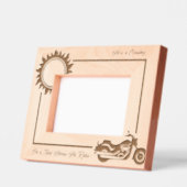 Motorradfahrer Stahlpferd 6x4L Geätzte Rahmen (Links)