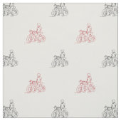 Motorradfahrer Stoff (Muster)