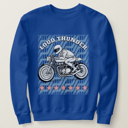 Motorradfahrer Sweatshirt (Design vorne)