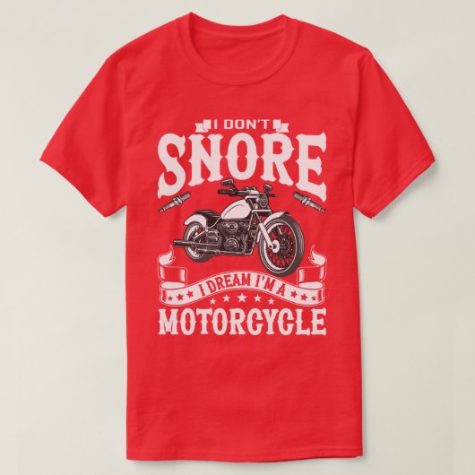 Motorradfahrer T-Shirt (Design vorne)