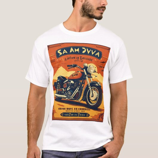 Motorradfahrer T-Shirt (Vorderseite)