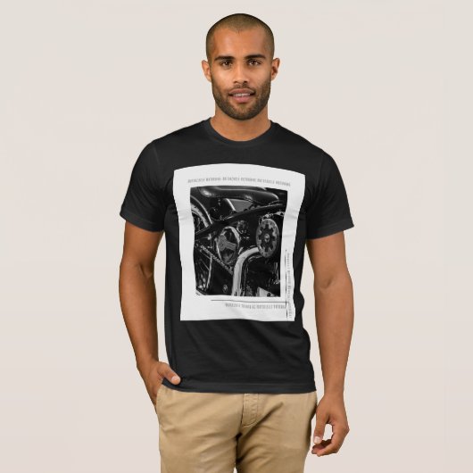 Motorradfahrer T-Shirt (Vorne ganz)