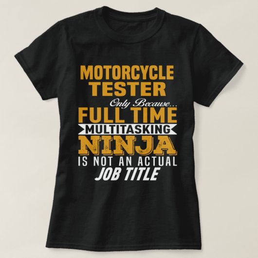 Motorradfahrer T-Shirt (Design vorne)