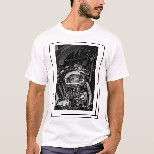 Motorradfahrer T-Shirt (Vorderseite)