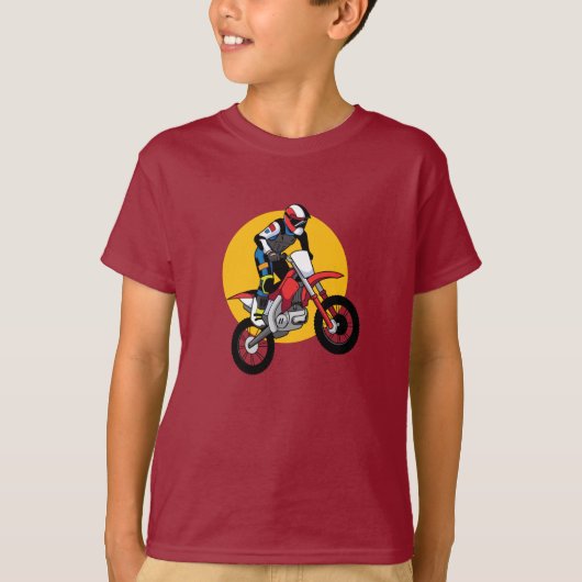 Motorradfahrer T-Shirt (Vorderseite)