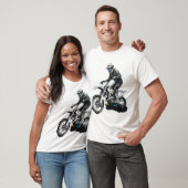 Motorradfahrer T - Shirt Design (Unisex)