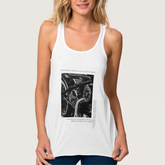 Motorradfahrer Tank Top (Vorderseite)