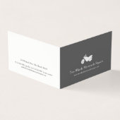 Motorradfahrer-Termin Visitenkarten (Vorderseite)