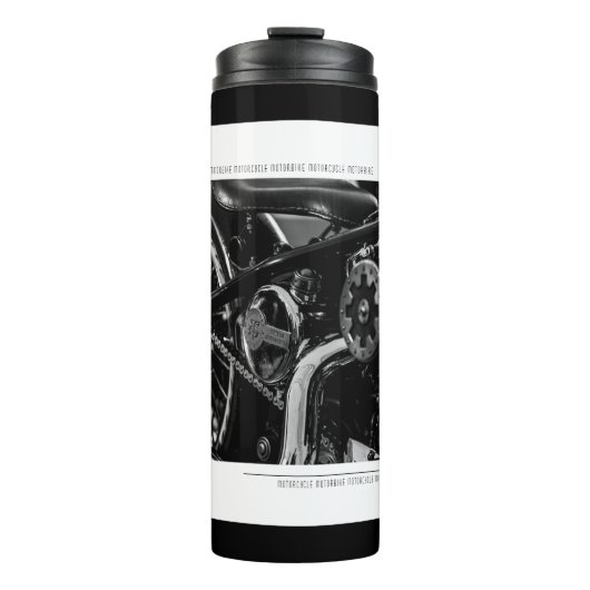 Motorradfahrer Thermosbecher (Vorderseite)