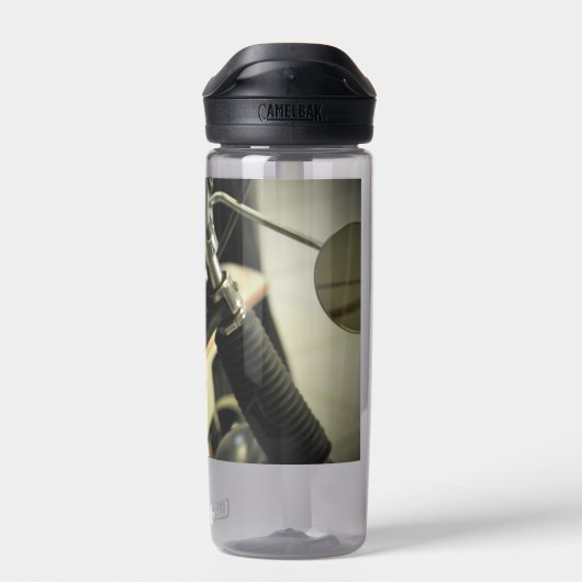 Motorradfahrer Trinkflasche (Rückseite)