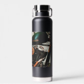Motorradfahrer Trinkflasche (Rückseite)