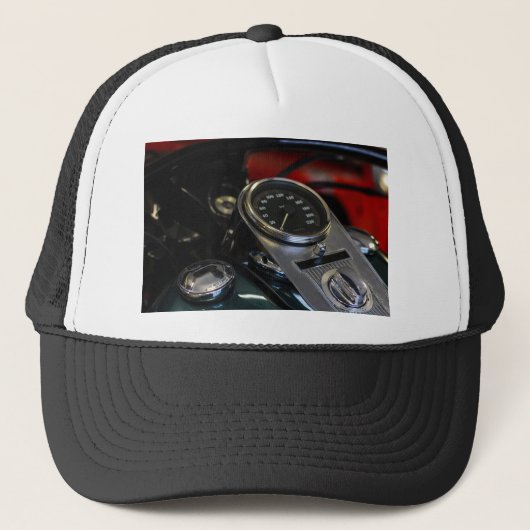 Motorradfahrer Truckerkappe (Vorderseite)