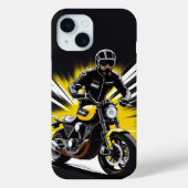 Motorradfahrer und Abenteurer Case-Mate iPhone Hülle (Rückseite)