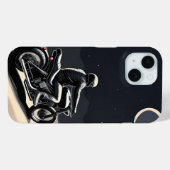 Motorradfahrer unter dem Moonlit Sky Case-Mate iPhone Hülle (Rückseite (Horizontal))