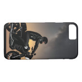 Motorradfahrer unter dem Moonlit Sky Case-Mate iPhone Hülle (Rückseite (Horizontal))