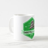 Motorradfahrer-Vater Kaffeetasse (Vorderseite Links)