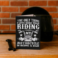 Motorradfahrer-Vater