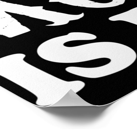 Motorradfahrer-Vater Poster (Ecke)