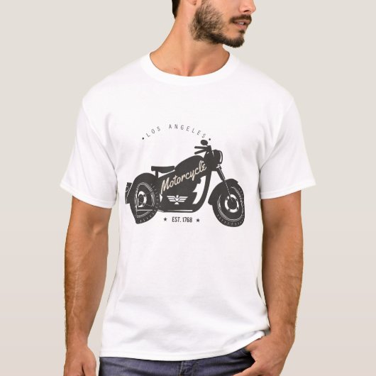 Motorradfahrer von Los Angeles T-Shirt (Vorderseite)