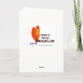 Motorradfahrer Weihnachtskarte Feiertagskarte (Rückseite)