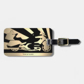 MotorradfahrerGepäckmarke Gepäckanhänger (Vorderseite horizontal)