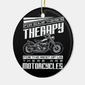 Motorradfahrertherapie Keramik Ornament (Links)