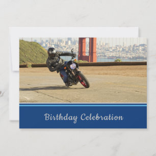 Motorradfahrt Einladung zum Geburtstag