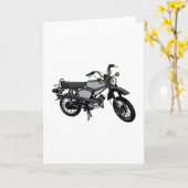 MOTORRADFAHRZEUG KARTE (Gelbe Blume)