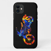 MOTORRADFARBIGER MIX-NEONFALT Case-Mate iPhone HÜLLE (Rückseite)