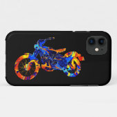 MOTORRADFARBIGER MIX-NEONFALT Case-Mate iPhone HÜLLE (Rückseite (Horizontal))